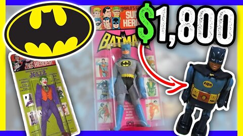 VINTAGE BATMAN TOYS WORTH MONEY - VINTAGE ITEMS TO SELL ON EBAY!!