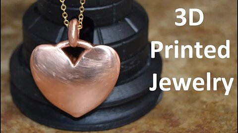 3D Printed and Copper Plated Jewelry ~ DIY Copper Necklace Pendant