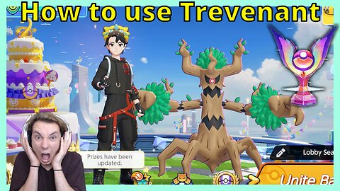 How to Use Trevenant In Pokemon Unite!!!