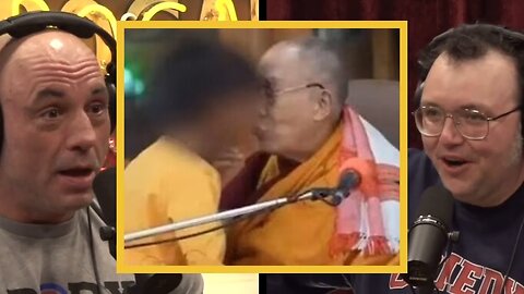 Dalai Lama Kissing Boys TONGUE - Joe Rogan Experience