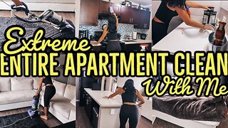*NEW* EXTREME ENTIRE APARTMENT SUMMER CLEAN WITH ME 2021 | SPEED CLEANING MOTIVATION |ez tingz