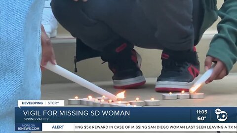 Vigil held for San Diego woman who went missing in Texas