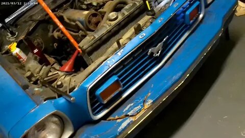 The Worst Intake on YouTube 1976 Ford Mustang Will it Run?....H.N.!!!!