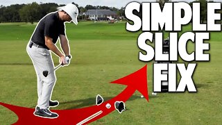 How To Easily Fix Your Slice | So Simple!