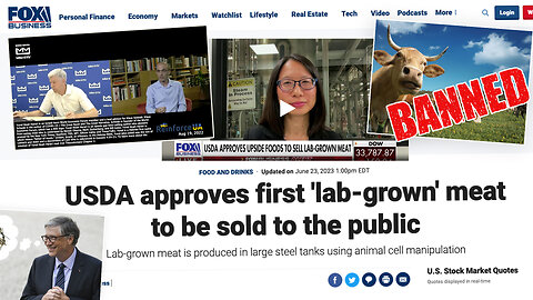 Meat | Is The Great Reset Plan to Corrupt Our Food with Food Vaccines, Genetically-Modified Mosquitos & Lab-Grown Meat? USDA Approves First 'Lab-Grown' Meat to Be Sold to the Public