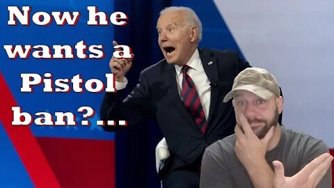 Biden says he wants to ban PISTOLS on CNN town hall... Freudian slip much?...