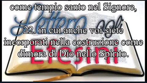 Efesini~Cap2 San Paolo scrisse:Anche voi eravate morti per le vostre colpe e i vostri peccati,nei quali un tempo viveste alla maniera di questo mondo,seguendo il principe delle potenze dell'aria,quello spirito che opera negli uomini ribelli