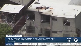 Body found in apartment complex after fire