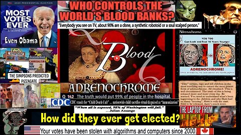 Q MEGA MEMES: VAMPIRES, ADRENOCHROME and BLOOD... (Please see description for related info)