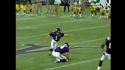 Vikings Beat Favre's Pack 23-20 W/Last Second 56 Yard Field 10/23/05