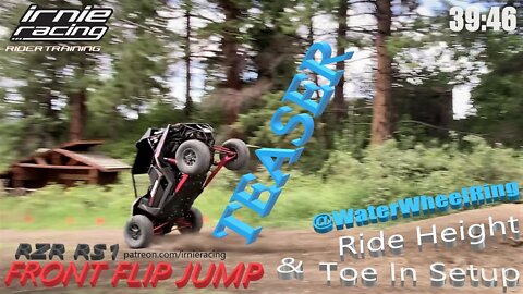RZR RS1 Front-Flip Jump TEASER | SXSvlog by Irnieracing