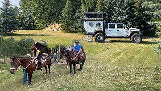 ROAD TRIP to CANADA! Truck Camping at a Family Reunion & Riding Horses