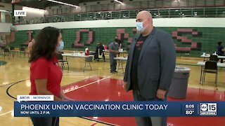Phoenix Union hosting vaccination clinic today