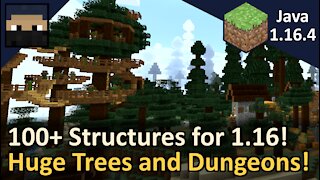 100+ Structures for Minecraft 1.16! Game Changer 3 Datapack! Minecraft Java 1.16.4! Tyruswoo Minecraft