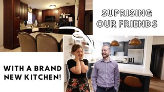 Surprising Our Friends With A BRAND NEW KITCHEN!
