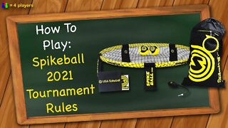 How to play Spikeball | 2021 Tournament Rules