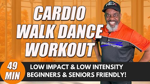 Low Impact Cardio Walk Dance Workout Beginners & Senior Friendly