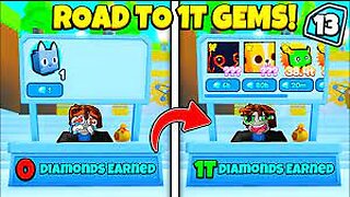 Road To 1Trillion Gems Only Using Trading Booths[Episode 9]