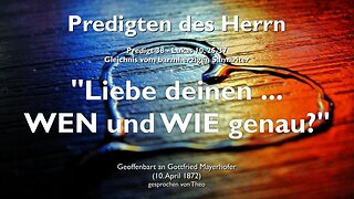 Liebe deinen Nächsten... Aber wer ist das und wie soll ich ihn lieben? ❤️ Jesus erläutert Lukas 10:25-37