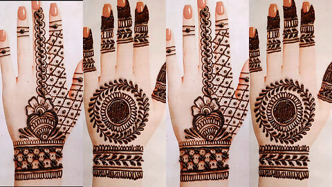 Very very beautiful mehndi design for hand