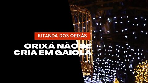 Orixá não se cria em gaiola - @Kitanda dos Orixás