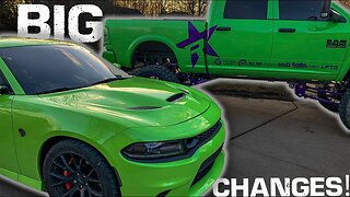 TIME TO GO WIDE ON THE HELLCAT!! + SEMA CUMMINS STEERING IS SHOT!