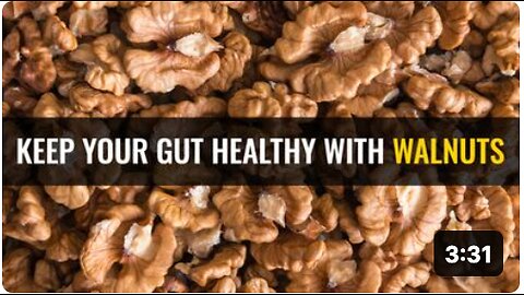 Keep your gut healthy with walnuts