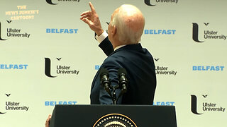 Biden: "Don't jump!" in Ireland.
