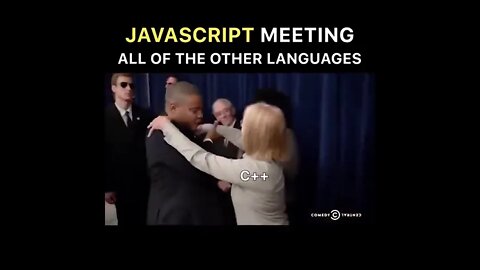 #javascript meeting all of the other languages😀#peoplewhocode#softwaredeveloper #fullstackdeveloper