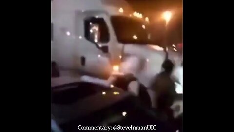 Flashback: BLM Protestor attacks FedEx truck and goes for a ride