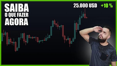 MAIS UM DIA DE ALTA! TRADE DEU BOM! Estou Fazendo EXATAMENTE Isso - Análise Bitcoin (BTC) 11/08/2022