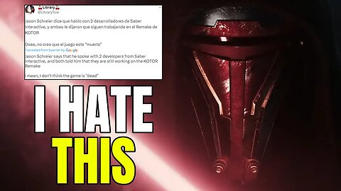 So, The KOTOR Remake IS STILL HAPPENING? | NEW RUMOR