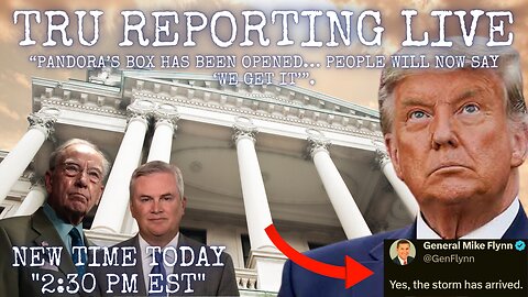 "Live Coverage of President Trump's Arraignment" / “Pandora’s Box has been opened" Qpost-4935