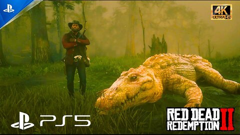 Red Dead Redemption 2 - What happens if Arthur Morgan brings the Legendary Alligator back to camp