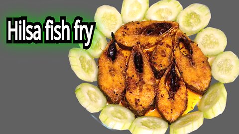 Hilsa fish fry|How to make hilsa fish fry