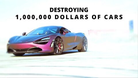 Top G Andrew Tate DESTROYING 1,000,000 DOLLARS OF CARS Tristan Tate