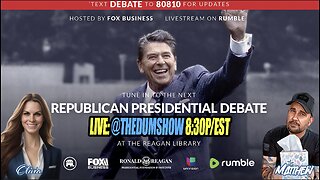 🚨Tonight 8:00PM Eastern: 2nd GOP Debate Ronald Reagan Library