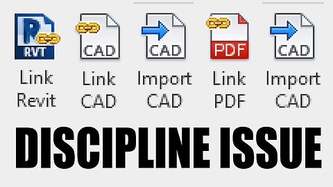 Link and manipulate different type of files / Discipline Issue Fix for Revit links