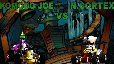 Crash team racing (PS1) Chefe 3 Komodo Joe o dragao de komodo