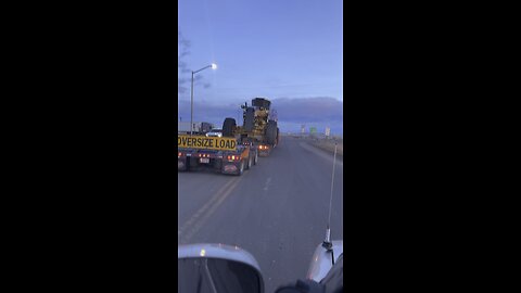 Oversized Grader load