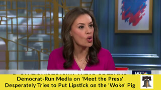 Democrat-Run Media on 'Meet the Press' Desperately Tries to Put Lipstick on the 'Woke' Pig