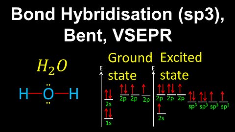 sp3 Hybridisation, Bent, VSEPR - AP Chemistry