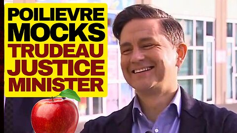 Pierre Poilievre Mocks Trudeau Justice Minister Over Car STOLEN