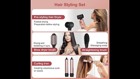Brightup Hair Dryer Brush and Curler