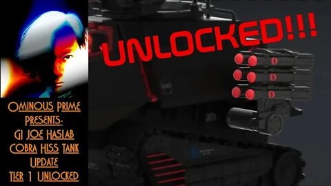 Ominous Prime Presents: HasLab GI Joe Classified Cobra Hiss Tank Update Tier 1 Unlocked