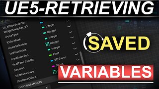 Unreal5 Blueprints: Referencing SAVED Variables