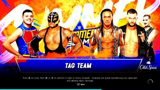 WWE SummerSlam 2022 The Mysterios vs The Judgment Day w/ Rhea Ripley No DQ tag team match