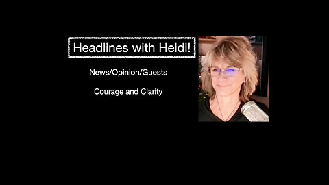 Headlines With Heidi! LGBT activist calls Christians "disgusting trash"!