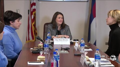 US Rep. Diana DeGette holds discussion with three recently-escaped Ukrainians