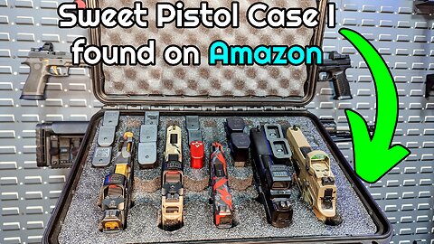 Hard sided pistol case I found on amazon